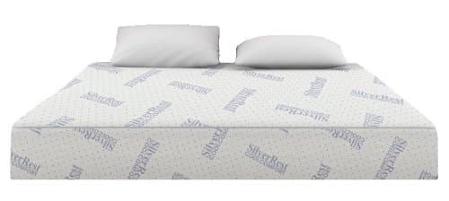 Silver Rest Cool Comfort 12-Inch 3-Layer Gel Memory Foam Mattress, California King Size