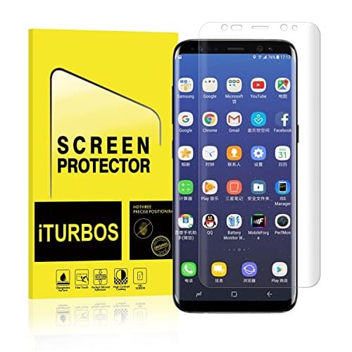 Galaxy S8 Plus Screen Protection film, iTURBOS full screen coverage 3D PET screen protection film for Samsung Galaxy S8 Plus[2-Pack]