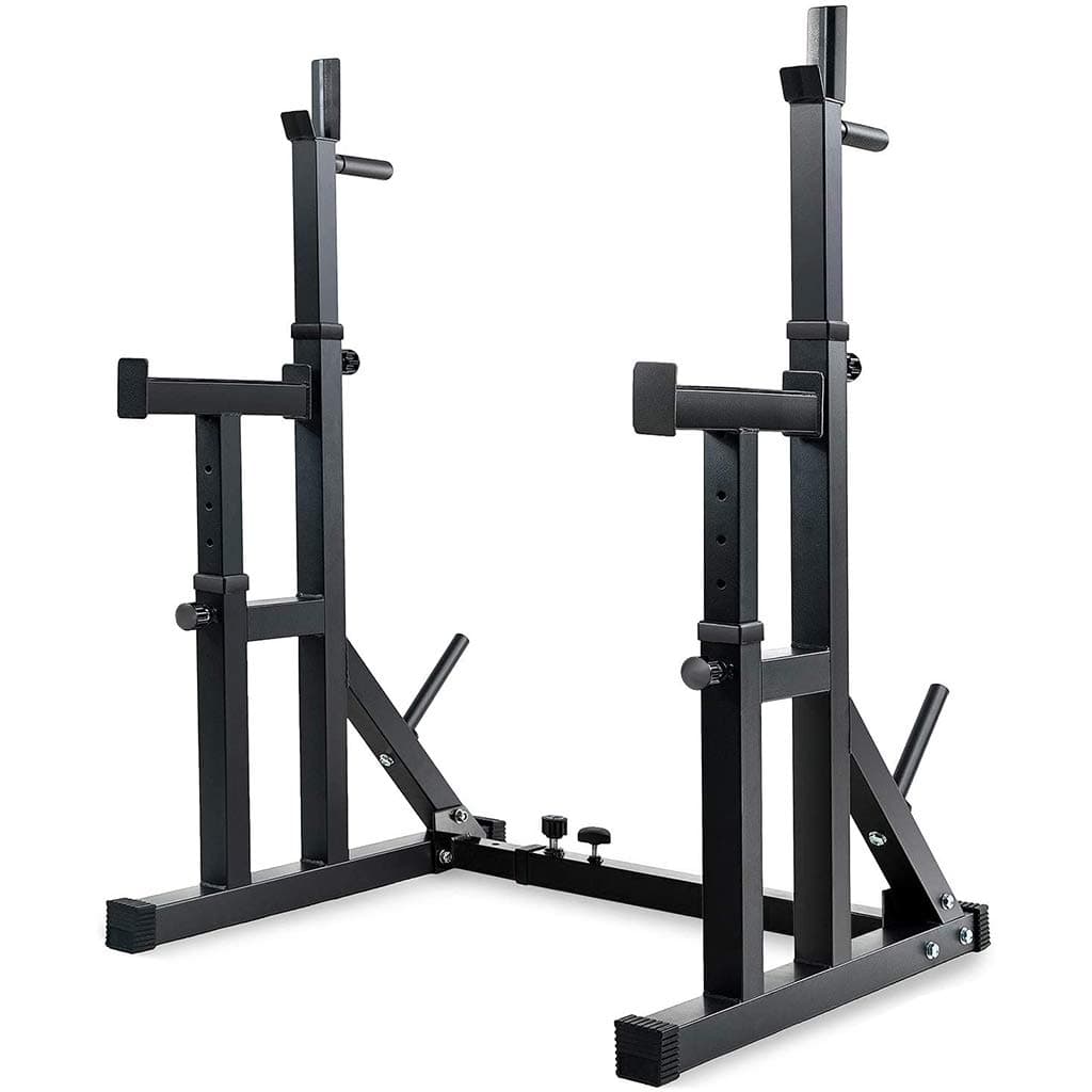Timegard Adjustable Multifunctional Squat Dumbbell Racks Bench Press Dipping Station Home Gym Stands Barbell Rack