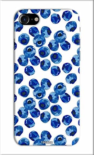 Tecozo Designer Printed Back Cover/Hard Case for iPhone 8 (Blue Stones Design/Patterns) - Blue