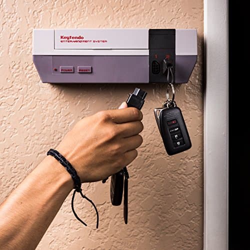 Keytendo video game console key holder rack