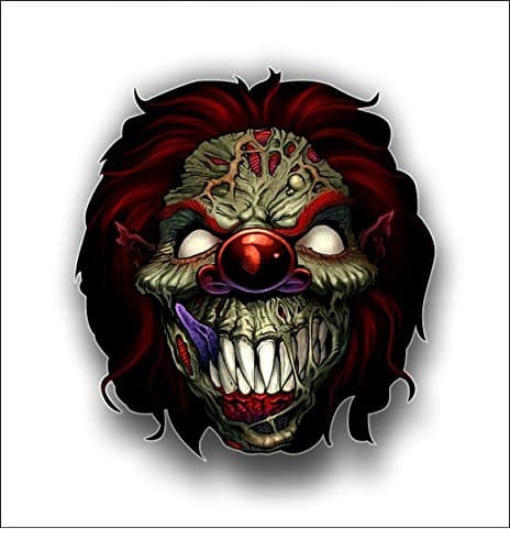 Vinyl Junkie Graphics Evil Clown Sticker/Decal