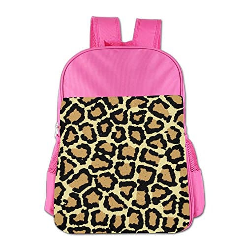 Chirldren's Leopard Print Pattern Shoulder Backpack School Bag