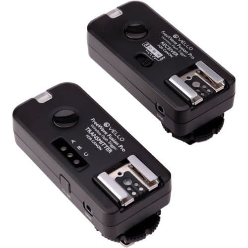 Vello FreeWave Fusion Pro Wireless Flash Trigger and Remote Control for Canon DSLRs(4 Pack)