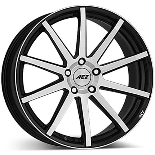 ALLOY WHEEL STRAIGHT BLACK/POLISHED