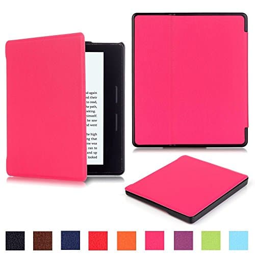 Kindle Oasis Case, Ultra Thin Lightweight Folio Tablet Case, Premium PU Leather Cover Case for 6 inch New Kindle Oasis eReader(2016 Released) Orange