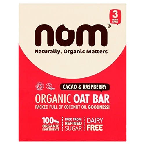 Nom Cacao &amp; Raspberry Organic Oat Bar Multipack - 3 x 52g