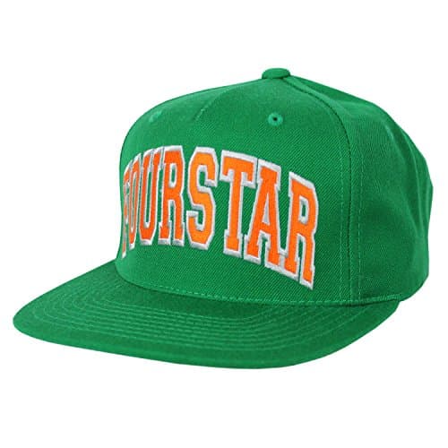 Fourstar Skateboard Hat Bold Green/Orange Snapback