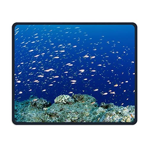 Fork-tailed Threadfin Bream Mat With Smooth Surface And Stitched Edges,Office,game Necessary,good Partner Mouse,18x22cm Mouse Pad