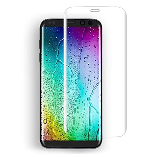 Samsung Galaxy S8 Glass Screen Protector [Full Screen], Gogopa [Full Coverage] 9H HD Clear Anti-Bubble 3D Curved Ballistic Glass Screen Protector for Galaxy S8 (Clear, Galaxy S8)