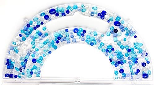 Cool Blues Glass Bead Assortment