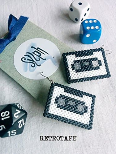 Hama pixel jewelry - Retrotape (white)