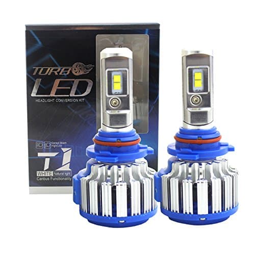 T1 Led Conversion Head light Bulb 35W 3600LM 9005 HB3 Cool White Light 6K 360° Beam Angle Turbo Fan (9005)