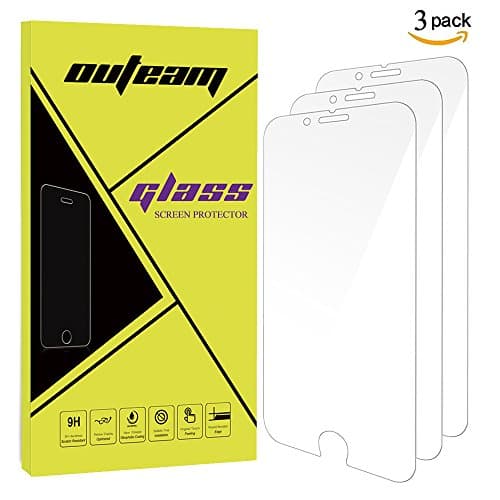 iPhone 7 Plus Screen Protector,3 Pack iPhone 7 Plus Tempered Glass Screen Protector for Apple iPhone 7 Plus 0.26MM Thickness 9H Hardness 5.5 inch Screen Protector (iPhone 7 Plus)