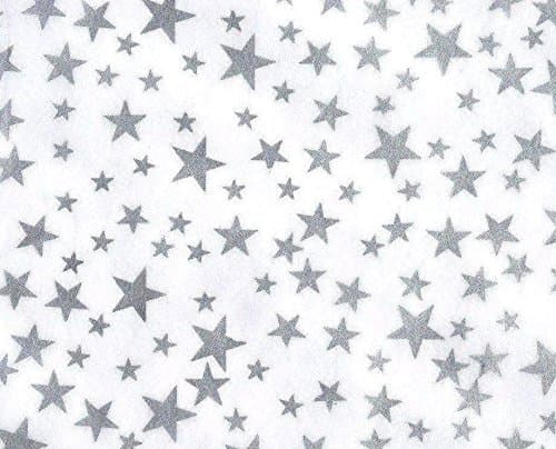 10 Large sheets Tissue Paper Silver Star Tissue Paper Tissue Paper Gift Wrapping Supplies Tissue Sheets Party Supply SIlver Anniversary Wedding 20" x 30" each