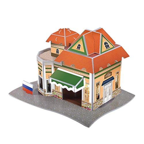 Fur Store 3d Paper Puzzles Building Model Children Gift Creative Educational Toys For Children