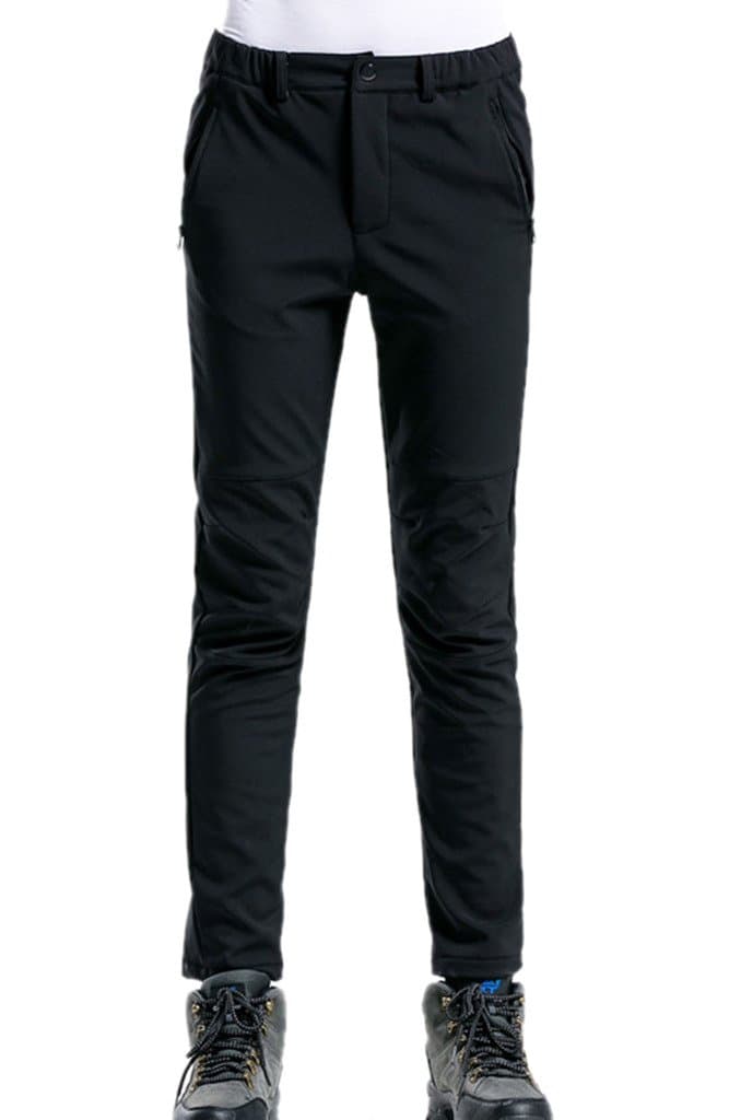 Geval Women's Windproof Waterproof Softshell Fleece Ski Pants