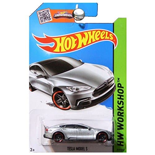 Hot Wheels 2015 HW Workshop Tesla Model S 217/250, Silver