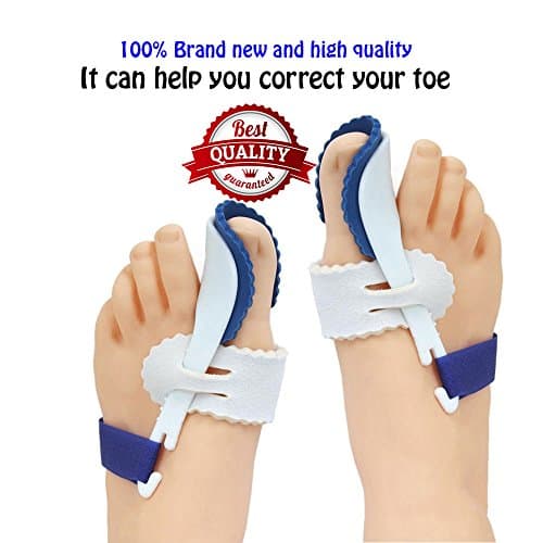 Best Quality 2Pcs Big Toe Separator Corrector Straightener Bunion Splint Toe Straightener Foot Pain Relief Hallux Valgus Feet Care