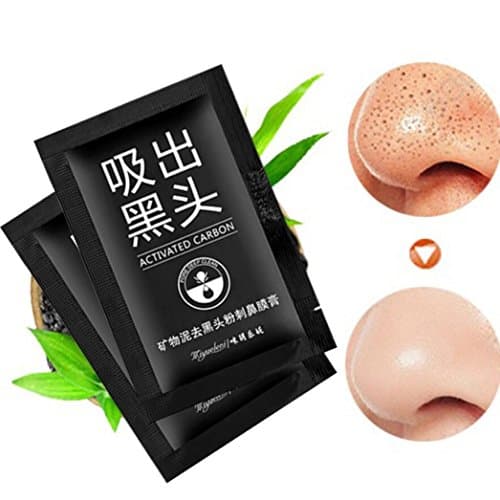 LtrottedJ 2Pcs Blackhead Remover Black Mud Deep Cleansing Purifying ，Peel Acne Face Mask