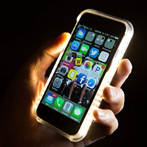 EasyBand LED Illuminated Cell Phone Case for iPhone6 Plus/ iPhone 6S Plus(White)