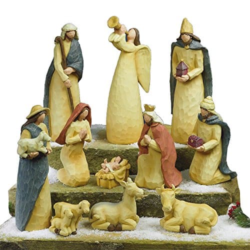 Nativity Set, 11 Piece Paperback – July 15, 2015
