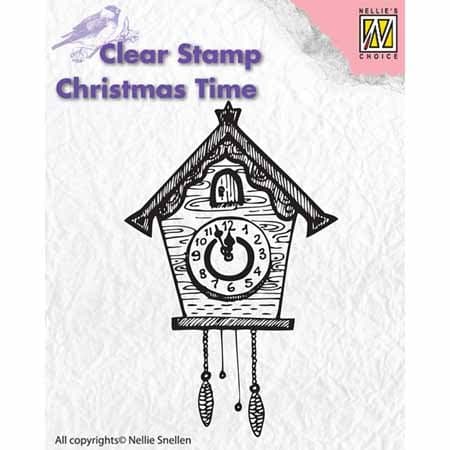 Nellies Choice Clears Tamp – Christmas Clock