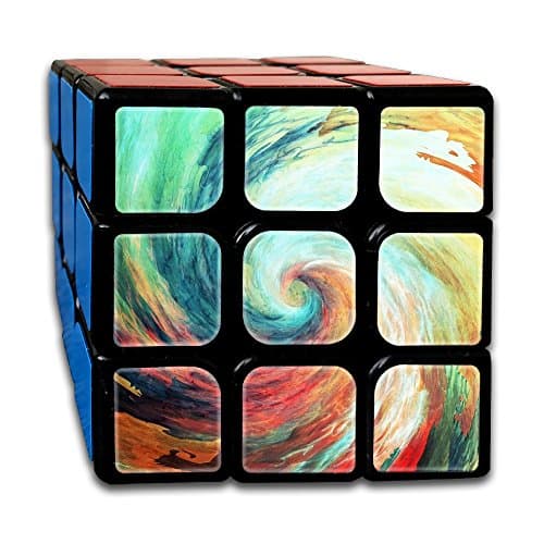 Color Spiral Helix Rubik's Cube Custom 3x3 Magic Square 2.1" Third-order Rubik Jigsaw Game Speed Cube IQ Tester Toys Adults Kids