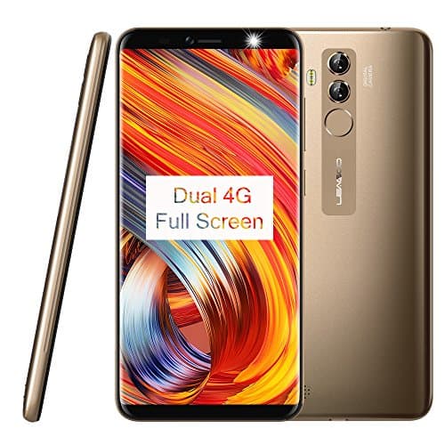 LEAGOO M9 Pro 5.72-inch HD+ IPS Full Screen Display OS Android 8.0 2GB RAM, 16GB ROM, MT6739V/WW, Battery 3000mAh, 4G Global Network Frequency Smartphone - Gold