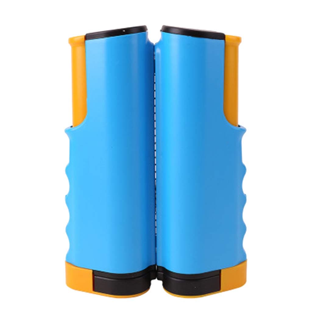 Loneflash Ping Pong Net Retractable Table Tennis Nets & Post Set Adjustable Any Table Anywhere Indoor Outdoor Game Replacement Accessories Ping Pong Net Bracket Clamps Ping Pong Net (Red)