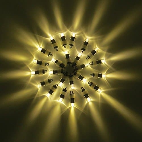 Vitrom 24 Pack Waterproof Balloon Lights Bulbs Warm White LED Decoration Lamp For Party/Decoration/Festival/Celebration/Wedding/Floral