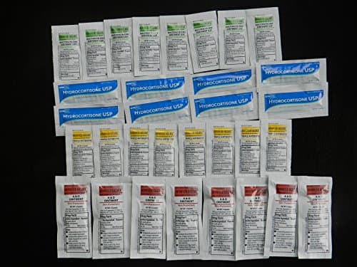 S First Aid Kit Refill Survival Bug Out Bag Supply 32 Piece Oinments & Cream