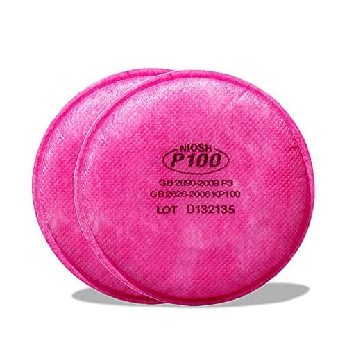 Particulate Filter Compatible with 2097 P100, Used on 6000 7000 FF-4 filters, 4.3 inches (6PCS, 3 pairs)