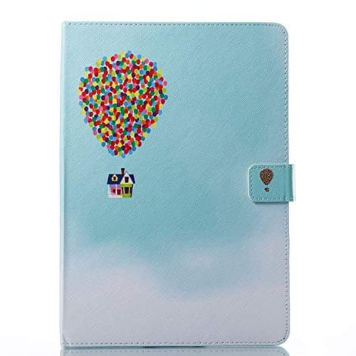 Globus Geschaft iPad Pro 10.5 Case, PU Leather Case Auto Wake/Sleep Stand Cover Multi-Angle Viewing Wallet Shell for iPad Pro 10.5 Inch (Hot Air Balloon)