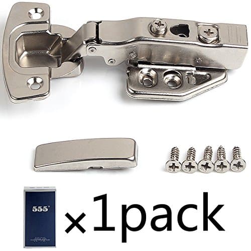 Stainless steel buffer hinge - Esste New Product hydraulic three-dimensional hinge Multi-specification silent cushion hinge Suitable for Door and window hardware (1 pack)
