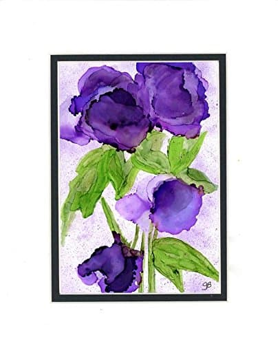 Painting Using Alcohol Inks On Yupo Matted