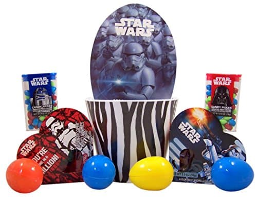 Stormtrooper Easter Basket with Assorted Gummy Candy and Eggs