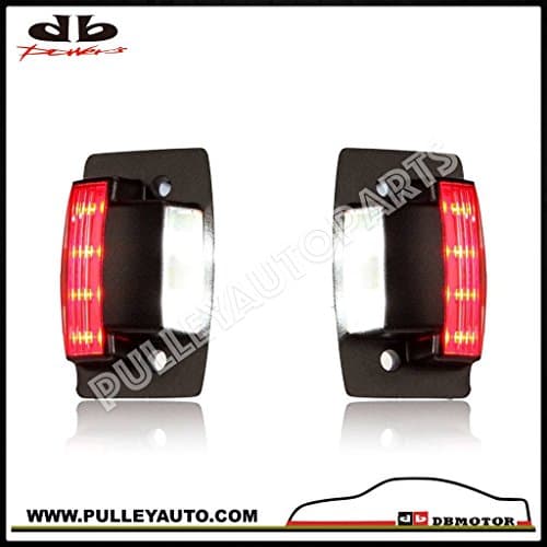 DBMOTOR - LED License Lamp for Dodge Ram 1994-2001 &amp; Universality for Truck (Weatherproof)