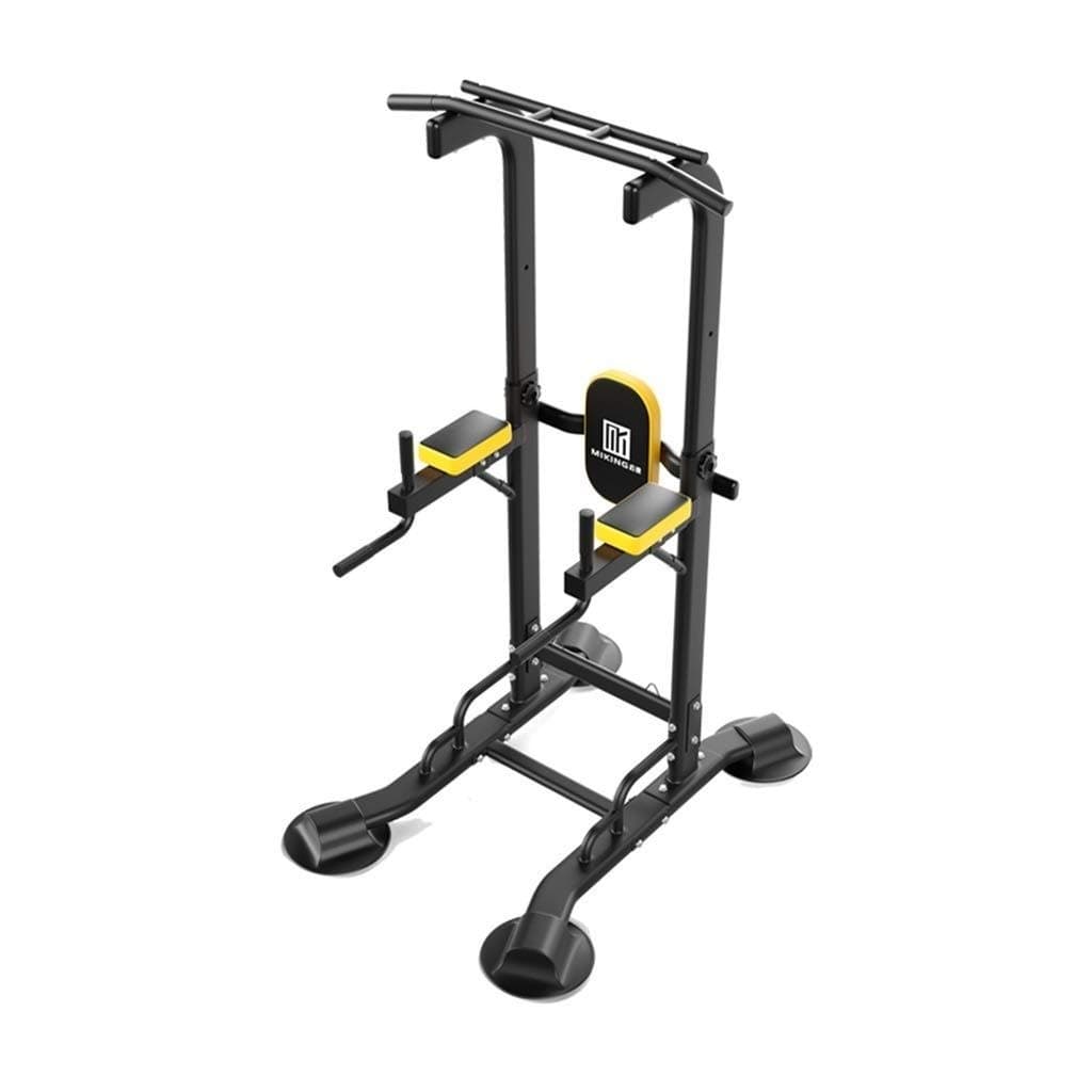 XIAOHUANG Power Tower Adjustable Dip Station Pull up Bar Push Up Workout Abdominal Exercise Home Gym Tower Body Building Fitness Training Equipment Machine