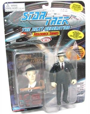 Star Trek the Next Generation Commander Data in 1940's Attire 4.5" Action Figure