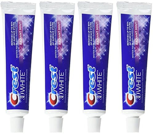 Crest3D White Radiant Mint Toothpaste, 2.5-oz (Pack of 4)