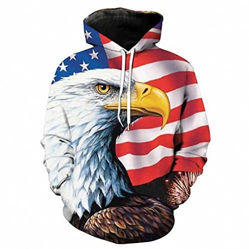 Solpai Unisex 3D Digital Printed Graphic Pullover Hooded Sweatshirts Spring Autumn Thin Hooded Hoodies Men women 3d Sweatshirts With Cap Printed Sharp eagle Printing Hoody Hoodies