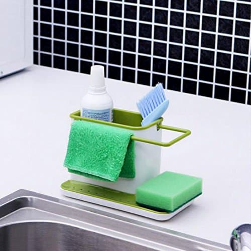 NEW Kitchen Storage Organizer Rack Soap Sponge Brush Holder Sink Caddy Cabinet sink organize