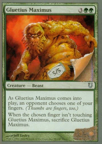 Magic the Gathering: Gluteus Maximus - Unhinged