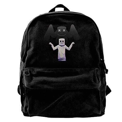 SHshuo Marshmello Canvas Backpack Travel Bag
