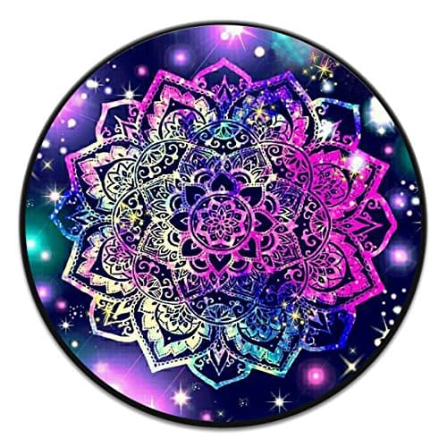 Pop Grip Socket,Expanding Stand Cell Phone Holder Pop Out Phone Grip and Stand for Smartphone and Tablet - Mandala Flower