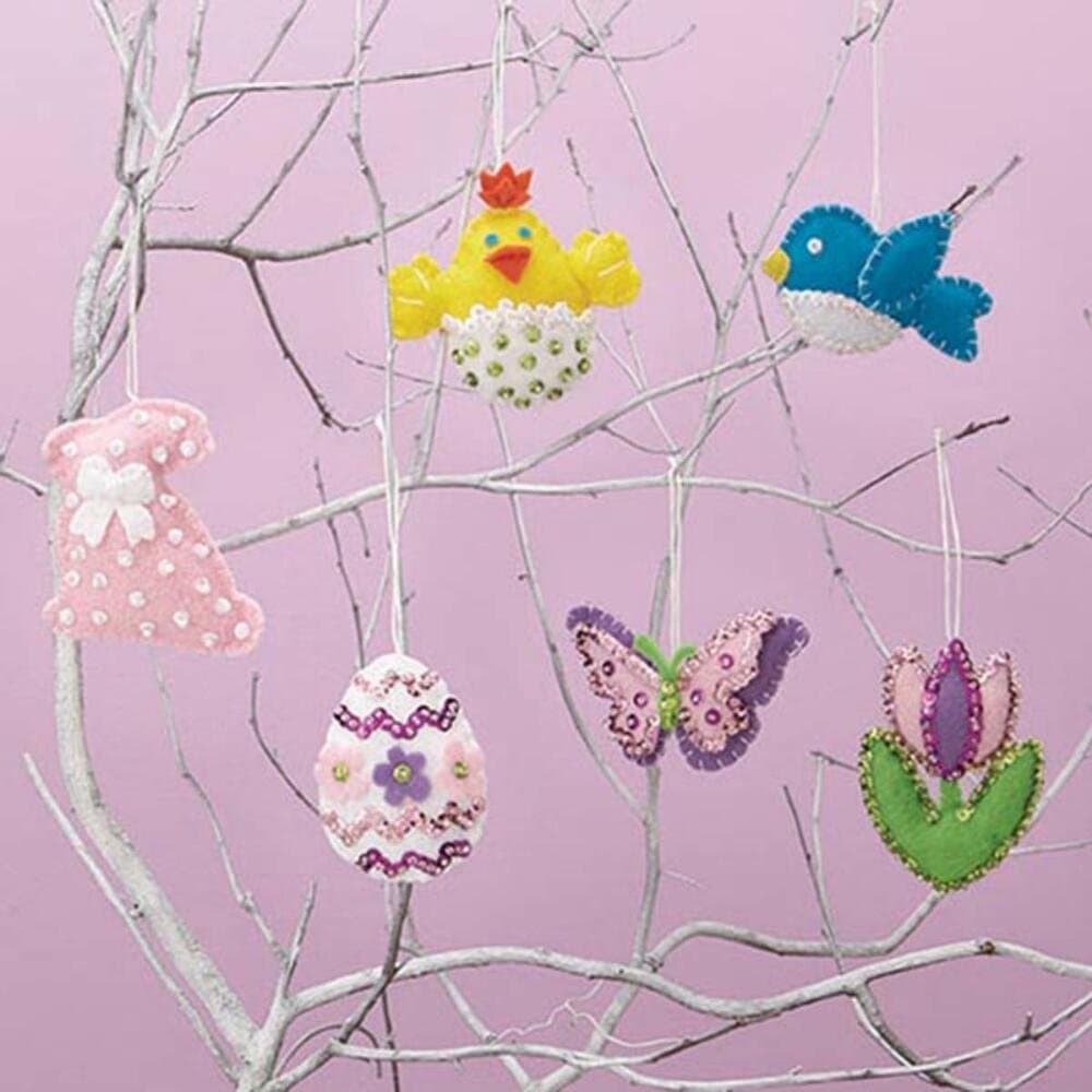 Felt Street Hello Springtime Felt Ornament Kit