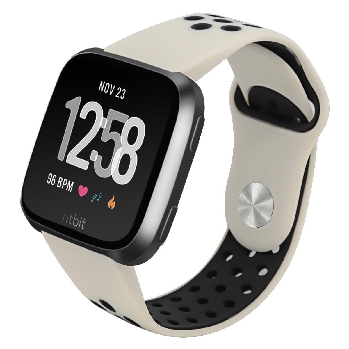 Sport Silicone Replacement Breathable Adjustable Strap Bands Fitb Versa Smart Fitness Watch Women Men Kid