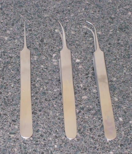 Micro Tweezers / Forceps Set of 3