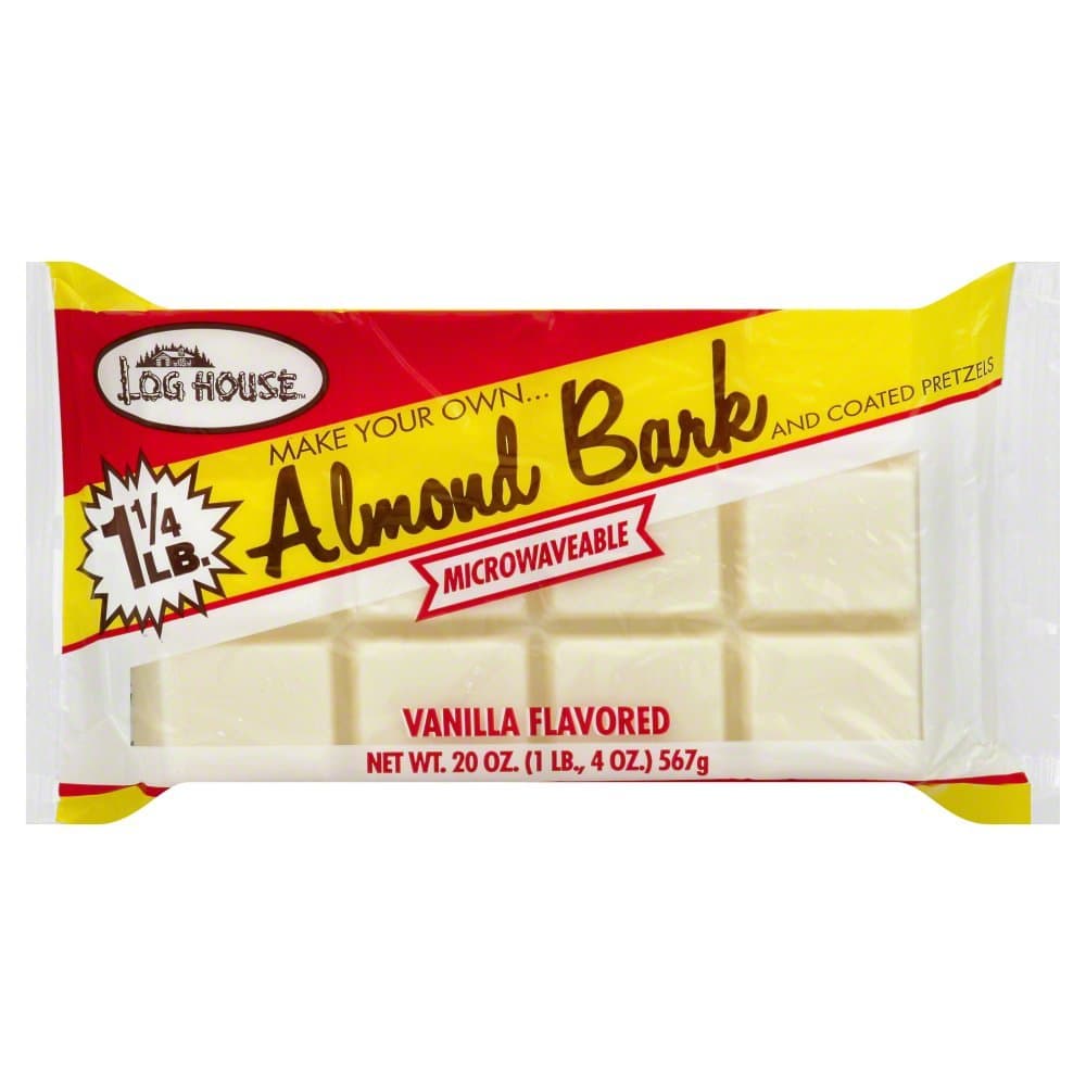 Log HouseBark Almond Vanilla, 20 oz